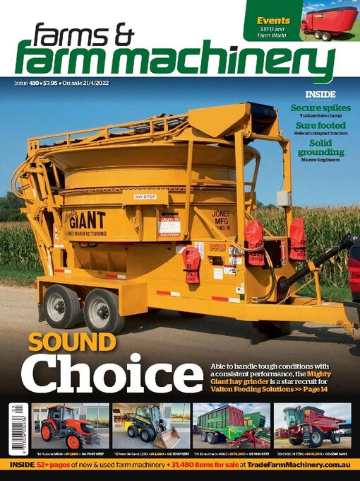 Cover image for Farms and Farm Machinery: Issue 410